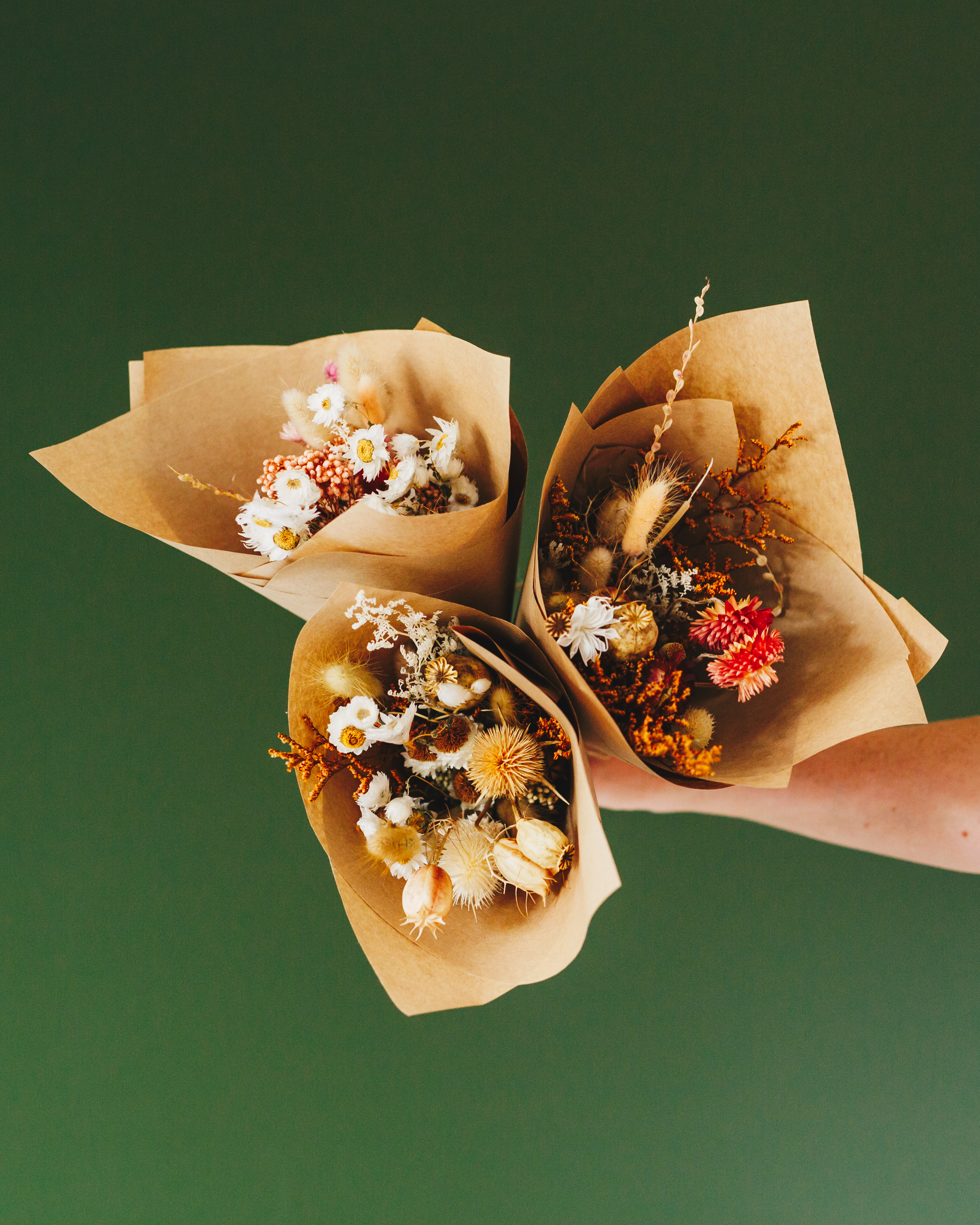 Small Dried Flower Bouquet