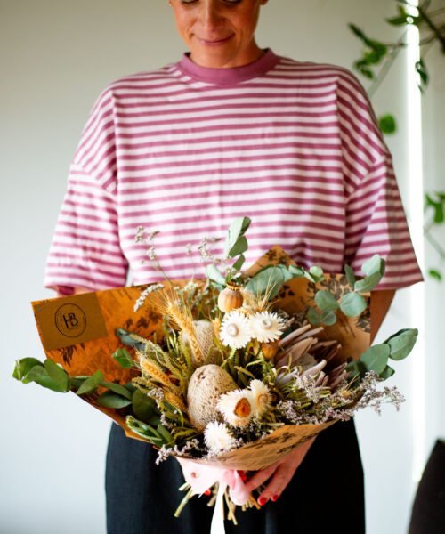 Medium Dried Native Flower Bouquet
